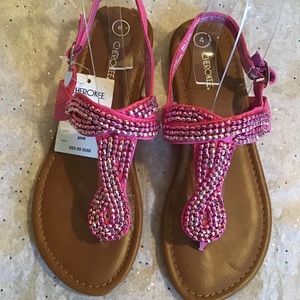 CLEARANCE 🔥 Cherokee Pink Sandals Big Girl Sz 4